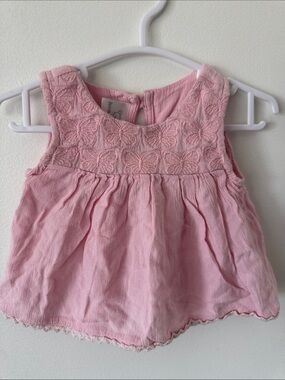 Koala Kids Pink Infant Dress with Butterflies